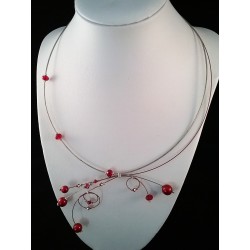 Collier Charme Rouge