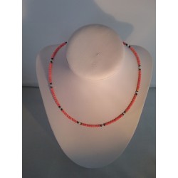 collier en Corail Rose